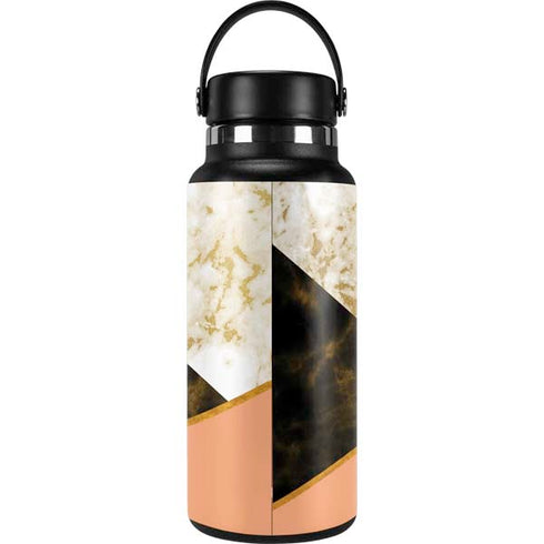 Colored Marble Hydro Flask 32oz Wide Mouth Skin